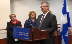 Justice Minister Jean-Marc Fournier says Quebec will use its clout to limit Bill C-10. (Photo by CBC)